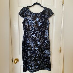 Calvin Klein short sequin cocktail dress